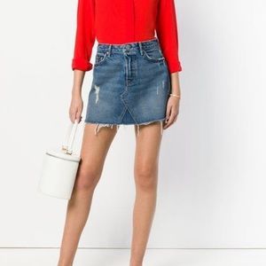 GRLFRND Jean skirt
